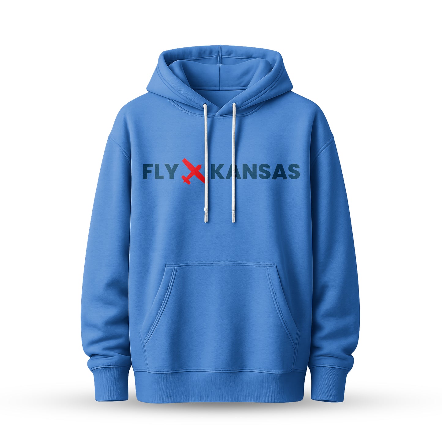 Kansas Adventure Hoodie, Unisex Sweatshirt for Outdoor Enthusiasts, Fly Kansas Apparel, Gift for Travelers, Unique Airplane Design