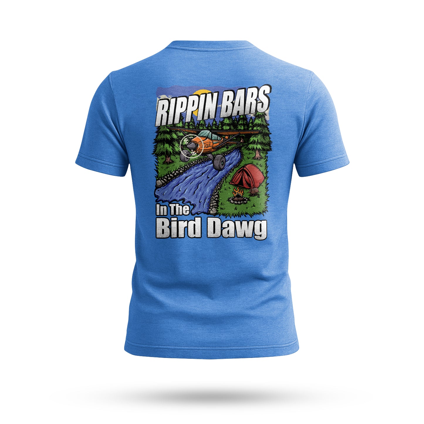 Rippin Bars in the Bird Dawg T-Shirt – Adventure & Camping Graphic Tee