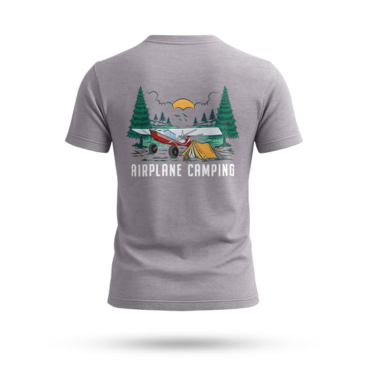 Rans S7 Airplane Camping T-Shirt - FLY BACKCOUNTRY, Camping Apparel, Hiking Gear, Airplane Lovers Gift, Nature Exploration Tee