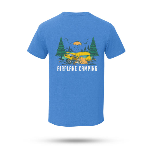 Airplane Camping Adventure T-Shirt, Outdoor Fashion, Camping Tee, Gifts for Travelers, Nature Lovers Shirt, Explorer Apparel, Backcountry Style